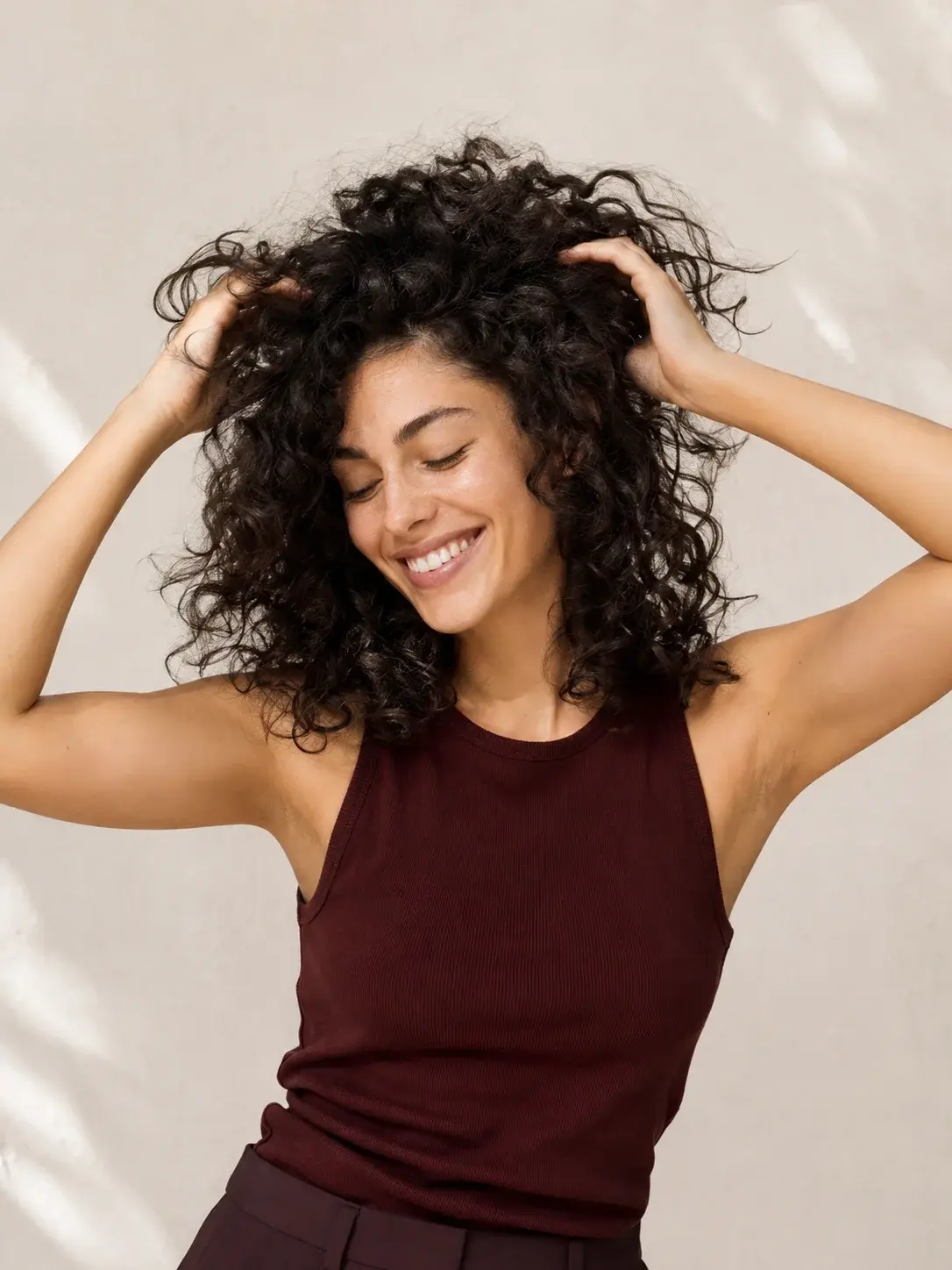 Un sourire, des boucles et un moment pour soi
